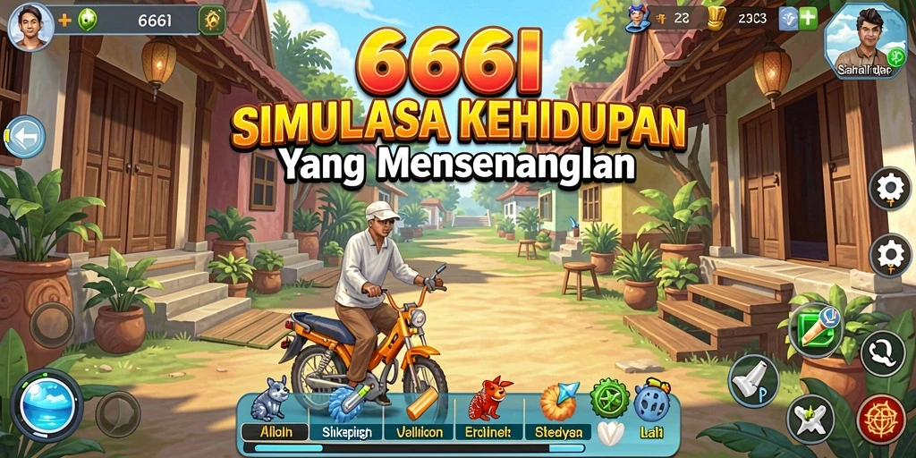 Tampilan utama gameplay 666I yang menarik dan interaktif.