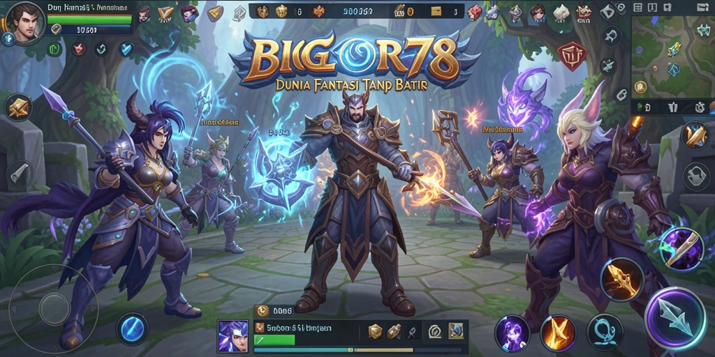 Tampilan gameplay seru dari BIGCOR78 di dunia MMORPG.