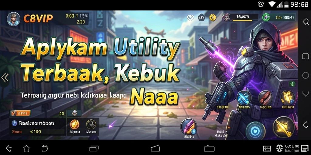 Tampilan antarmuka pengguna C8VIP yang intuitif dan mudah digunakan.