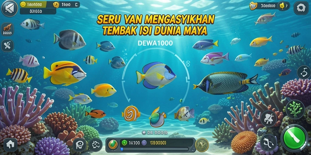 Tampilkan pengalaman seru bermain Tembak Ikan di DEWA1000.