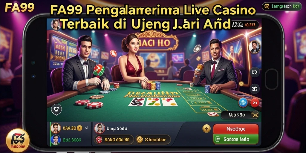 Gameplay menarik dengan dealer langsung di FA99.