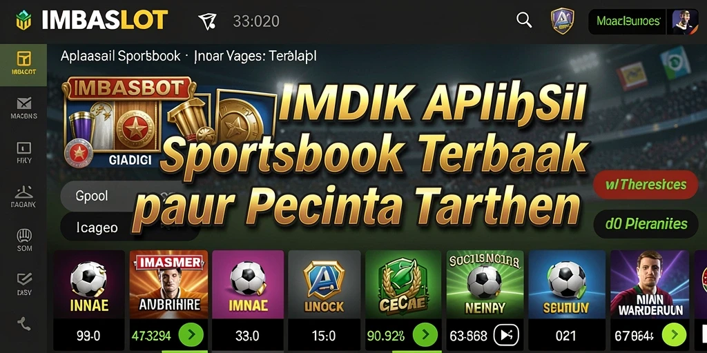Tampilan gameplay taruhan olahraga dari IMBASLOT yang menarik.