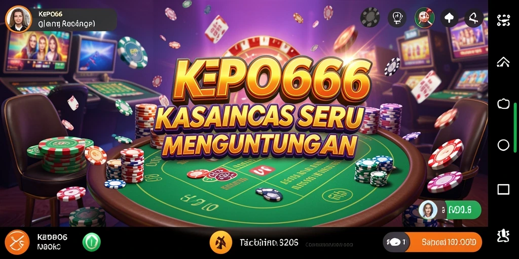 Tampilan menarik dari gameplay Kasino di KEPO66.
