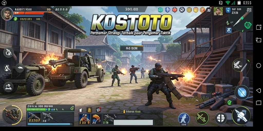 Tangkapan layar gameplay KOSTOTO yang seru dan penuh strategi.