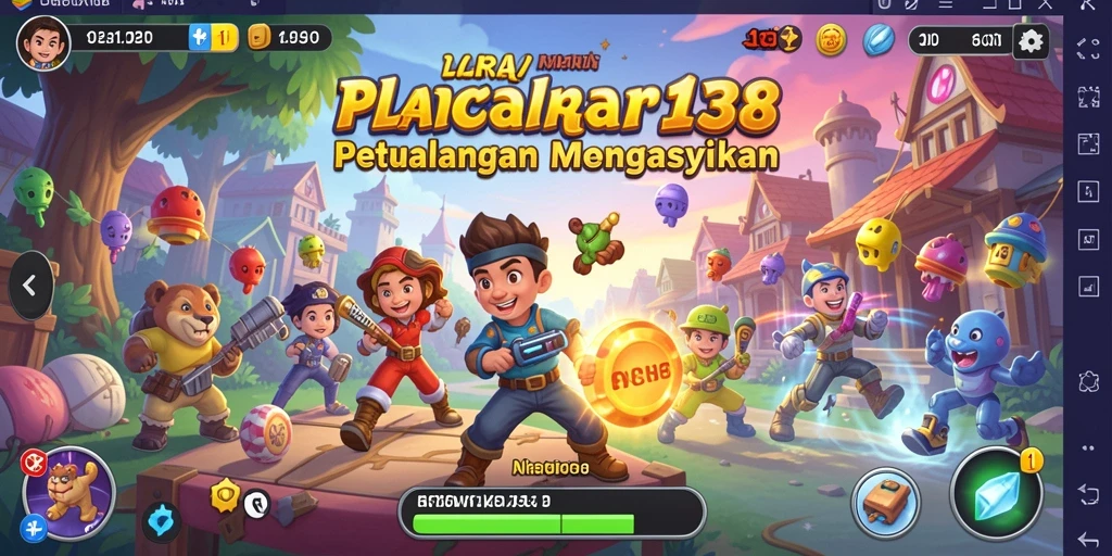 Tampilan gameplay menantang dan penuh warna dari LANCAR138.