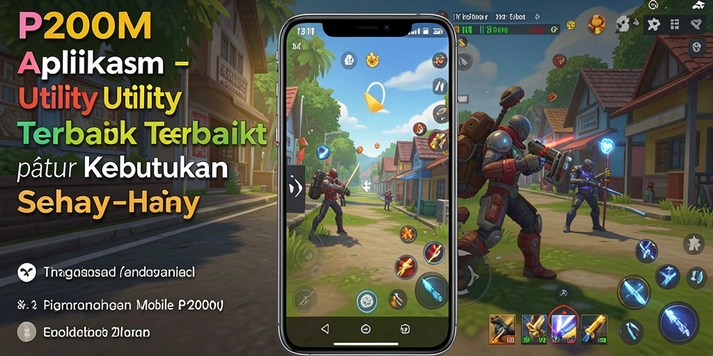 Tampilan antarmuka P200M yang intuitif dan menarik.