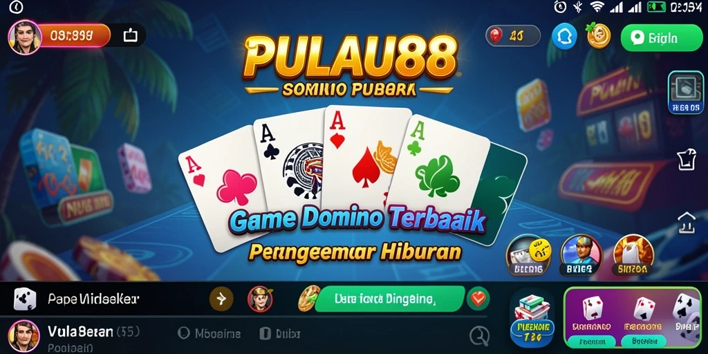 Tampilan permainan domino yang seru dan menarik di PULAU88.