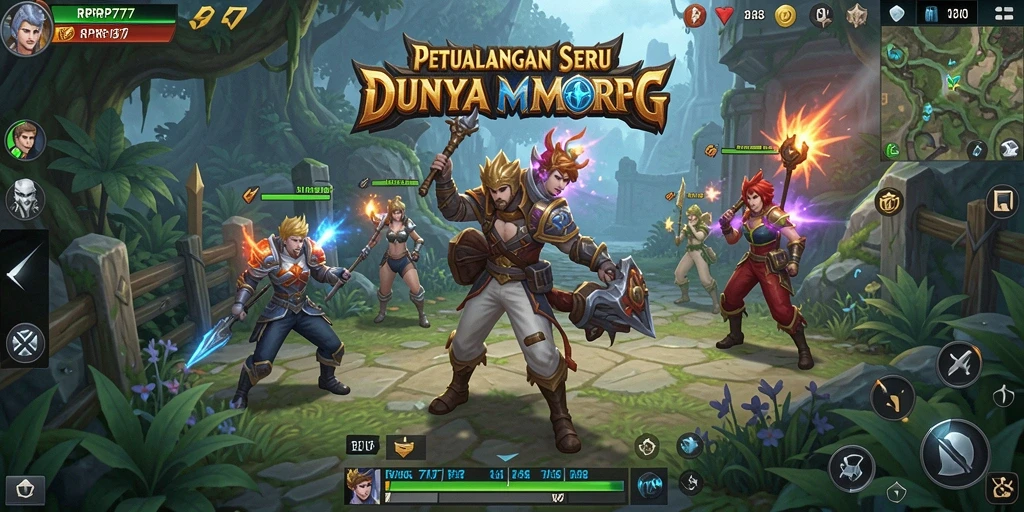 Tampilan gameplay seru dalam RPRP777 yang penuh petualangan.