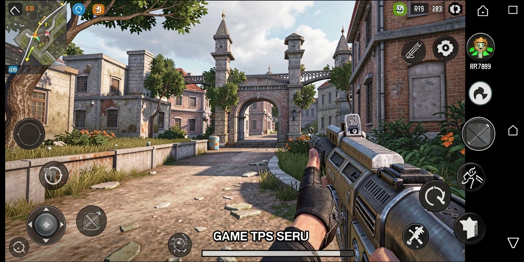 Tampilan gameplay RR789 yang seru dan menegangkan saat bertempur.