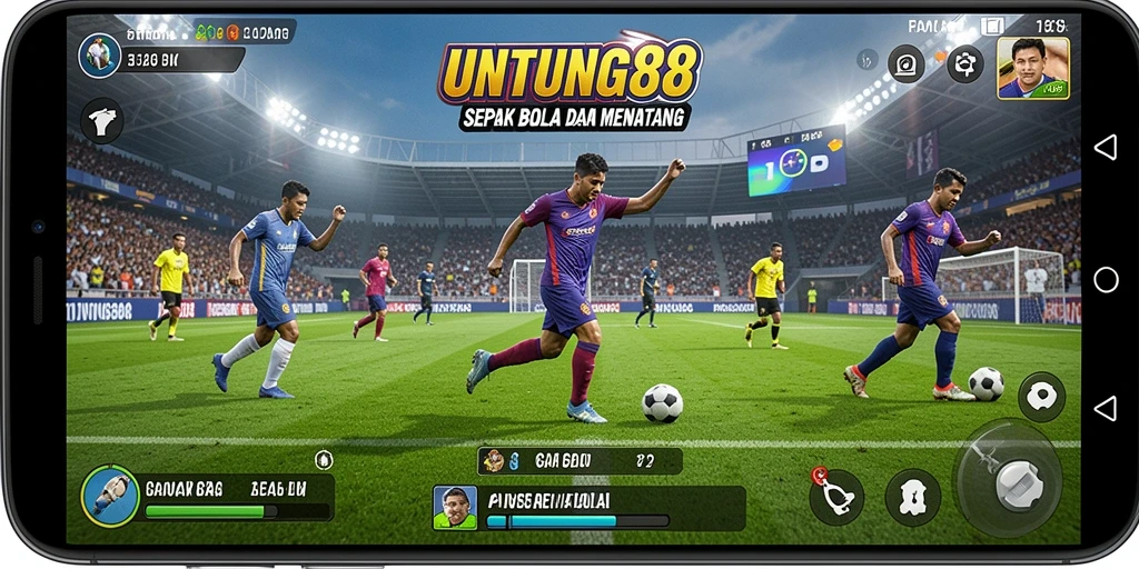 Tampilan mengesankan dari pertandingan sepak bola di UNTUNG88.