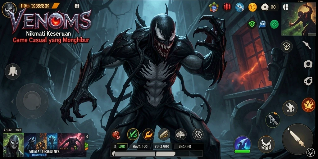 Screenshot gameplay VENOM889 yang menunjukkan keseruan acara bermain.