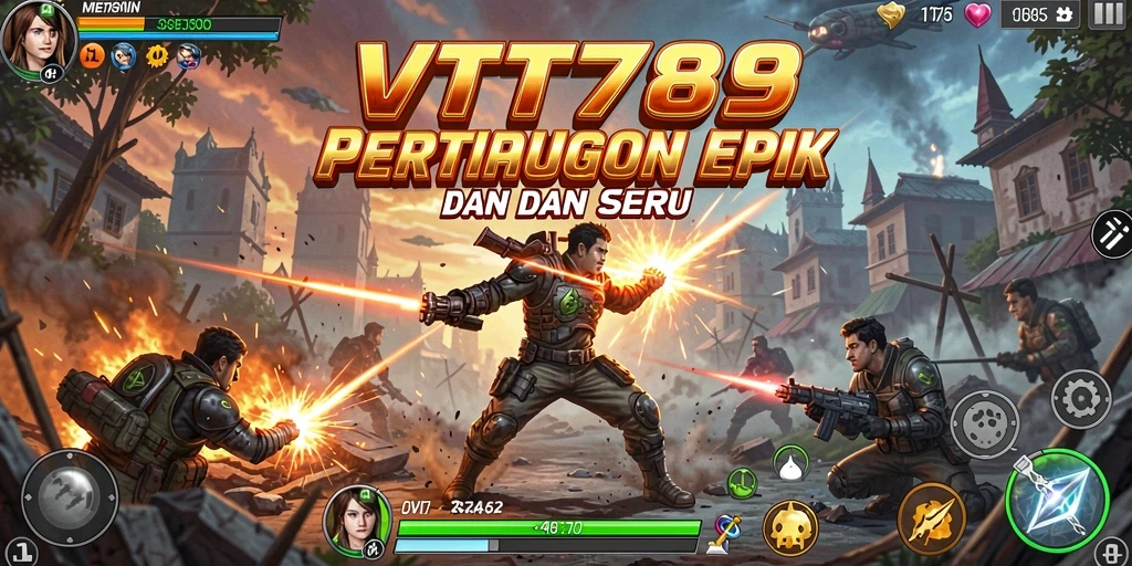 Gameplay seru VT789 yang penuh aksi pertarungan.