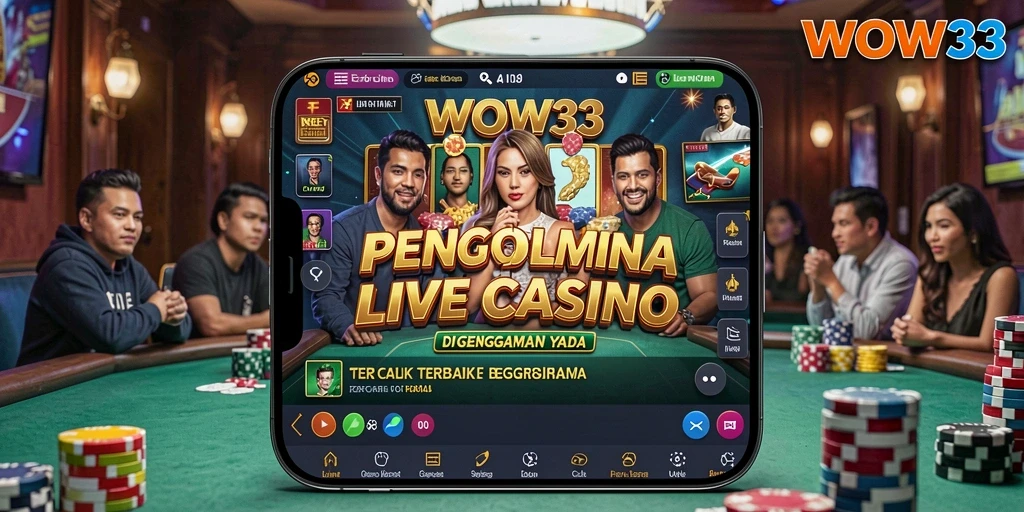 Tampilan langsung dealer di WOW33 yang menawan.