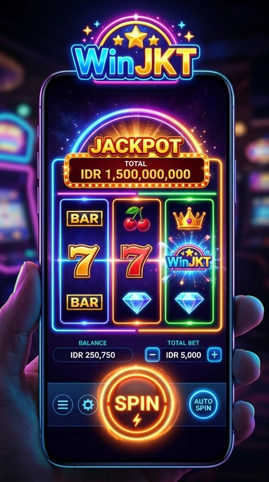 Screenshot tampilan utama winjkt menunjukkan antarmuka yang bersih.